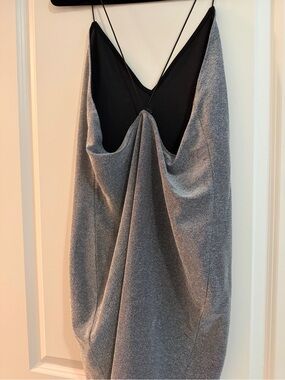 h and m backless dress H*M stretchy backless dress size 10/12 @ 750 Length 36